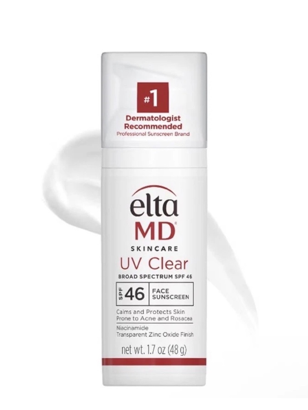 EltaMD UV Clear Face Sunscreen SPF 46, Oil-Free Sunscreen with Zinc Oxide